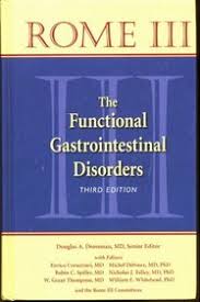  ROME III: The Functional Gastrointestinal Disorders